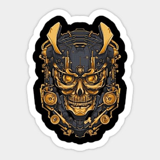 ETHEREAL GOLD SKULL V2 Sticker